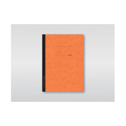 3104 - Τετράδιο Ριγέ Prespan Καρφίτσα 70gr Πορτοκαλί