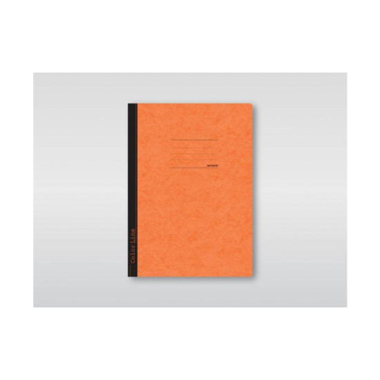 3104 - Τετράδιο Ριγέ Prespan Καρφίτσα 70gr Πορτοκαλί