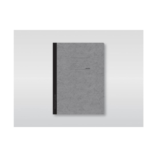 3106 - Τετράδιο Ριγέ Prespan Καρφίτσα 70gr Γκρι