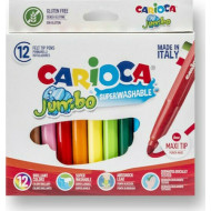 Μαρκαδόροι Ζωγραφικής CARIOCA Πλενόμενοι 12 τμχ