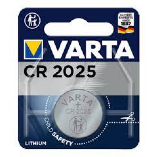 Varta Professional Electronics Μπαταρία Λιθίου Ρολογιών CR2025 3V 1τμχ