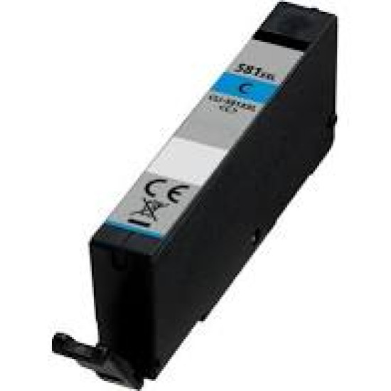 Συμβατό Μελάνι Εκτυπωτή InkJet Canon CLI-581XL (2049C001) Cyan