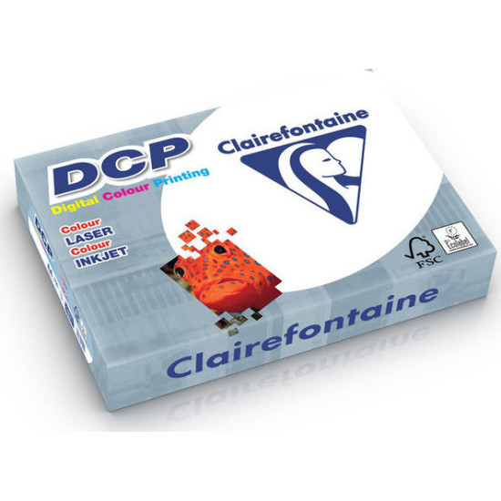 Clairefontaine DCP Χαρτί Εκτύπωσης A4 300gr/m² 125 φύλλα λευκό Clairefontaine DCP Χαρτί Εκτύπωσης A4 300gr/m² 125 φύλλα λευκό