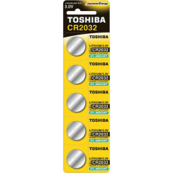 Μπαταρία Λιθίου TOSHIBA Coin Cell CR2032 3V (1τμχ)