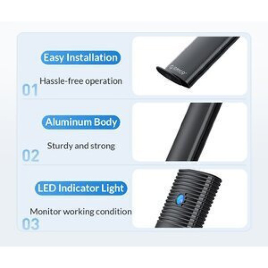 Orico Θήκη για Σκληρό Δίσκο M.2 PCI Express με σύνδεση Type-C