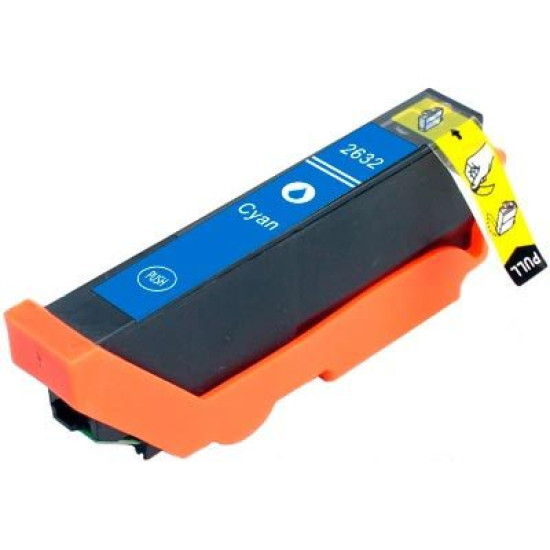 Συμβατό Μελάνι Εκτυπωτή InkJet Epson 26XL (C13T26324012) Cyan
