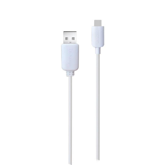 iXchange Regular USB 2.0 Cable USB-C male - USB-A male Λευκό 1m (TU03) iXchange Regular USB 2.0 Cable USB-C male - USB-A male Λευκό 1m (TU03)