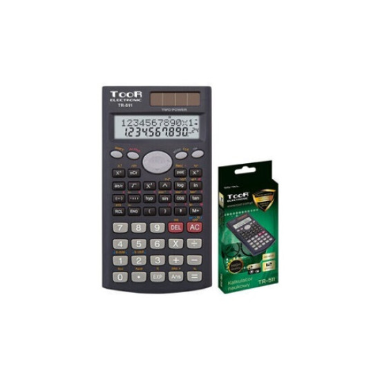 TR-511 - Αριθμομηχανή επιστημονική TOOR - μαύρο