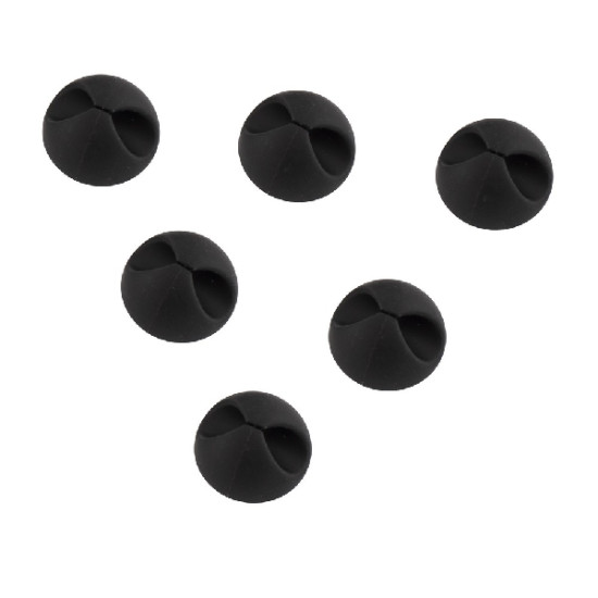 Clips Οργάνωσης Καλωδίων - Μαύρο