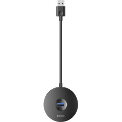 Baseus Round Box USB 3.0 Hub 4 Θυρών με σύνδεση USB-A CAHUB-F01
