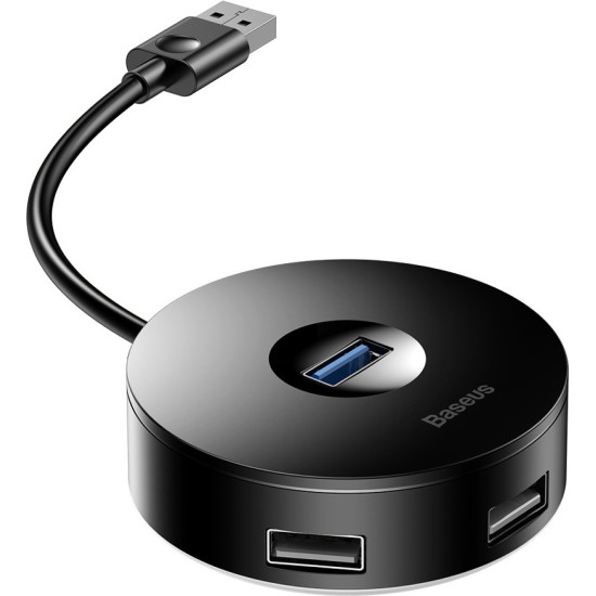 Baseus Round Box USB 3.0 Hub 4 Θυρών με σύνδεση USB-A CAHUB-F01