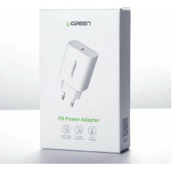 Ugreen Φορτιστής Χωρίς Καλώδιο με Θύρα USB-C 20W Power Delivery Λευκός (CD137)