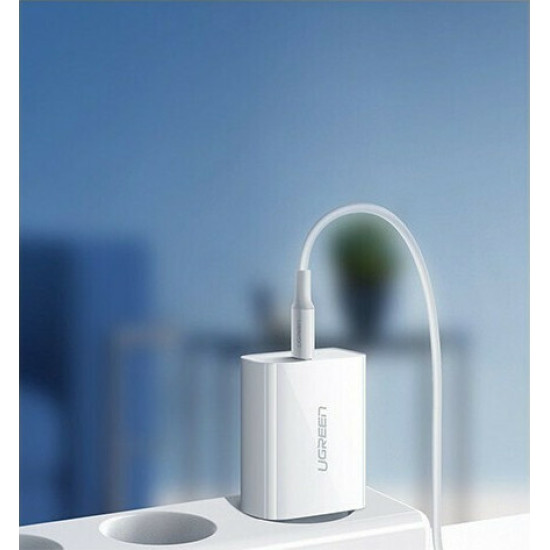 Ugreen Φορτιστής Χωρίς Καλώδιο με Θύρα USB-C 20W Power Delivery Λευκός (CD137)