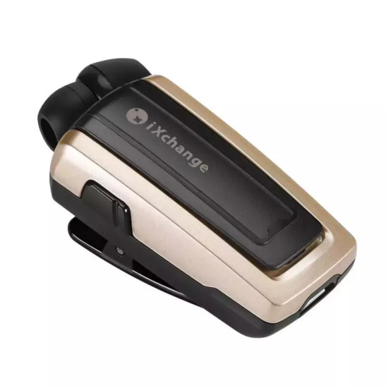 iXchange Ua26 In-ear Bluetooth Handsfree Ακουστικό Πέτου Χρυσό