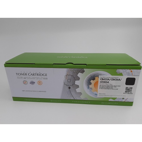 Συμβατό Toner για HP, CB435A/CB436A/CE285A/CRG125/CRG325/CRG725/CRG312/CRG712/CRG313/CRG713, Black, 2K