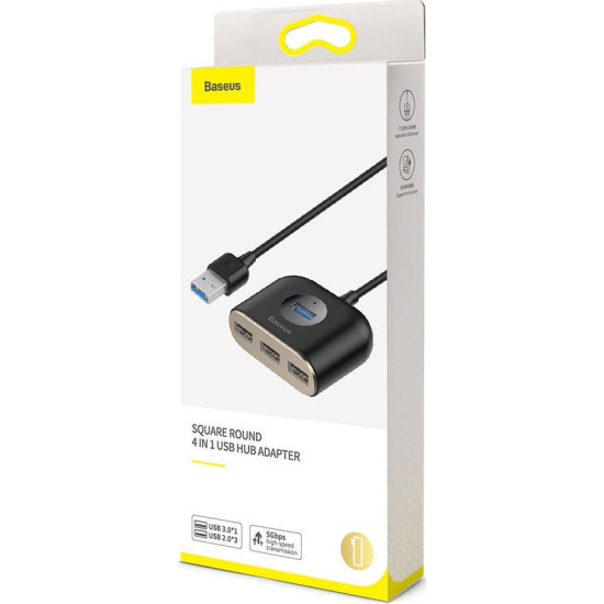 Baseus Square USB 3.0 Hub 4 Θυρών με σύνδεση USB-A