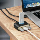 Baseus Square USB 3.0 Hub 4 Θυρών με σύνδεση USB-A