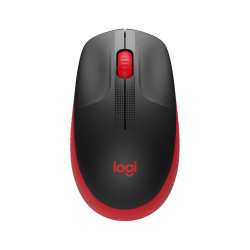Logitech M190 Full-Size Wireless Mouse Red