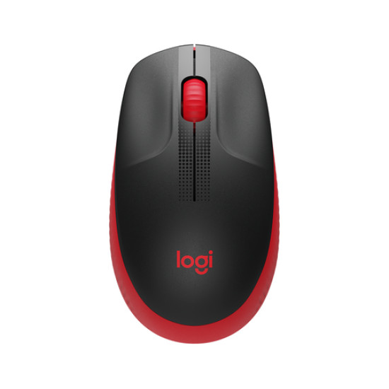 Logitech M190 Full-Size Wireless Mouse Red