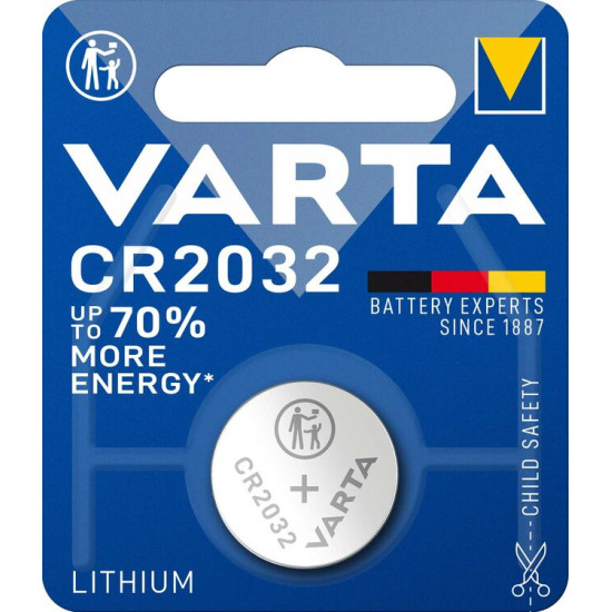 Varta Professional Electronics Μπαταρία Λιθίου Ρολογιών CR2032 3V 1τμχ