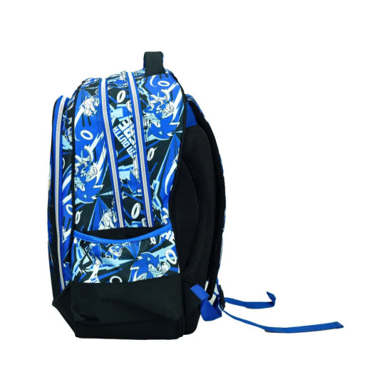 Gim Σχολική Τσάντα Πλάτης Δημοτικού SONIC