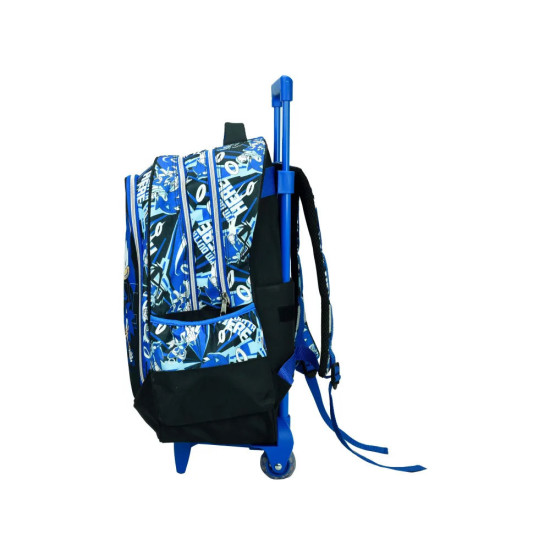 Gim Σχολική Τσάντα Τρόλεϊ Δημοτικού σε μπλε χρώμα