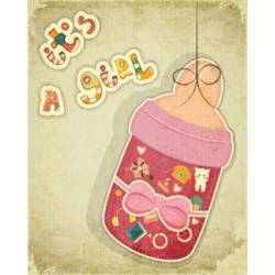 BS 008 - Ευχετήρια Κάρτα για βάφτιση 