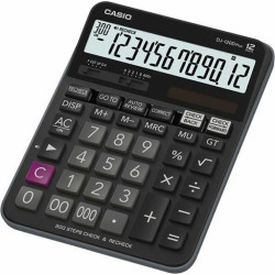 Casio Αριθμομηχανή 12 Ψηφίων σε Μαύρο Χρώμα
