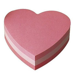 Αυτοκόλλητα χαρτάκια Post-it - καρδούλα Αυτοκόλλητα χαρτάκια Post-it - καρδούλα