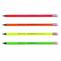 Bic Evolution Fluo Μολύβι HB με Γόμα