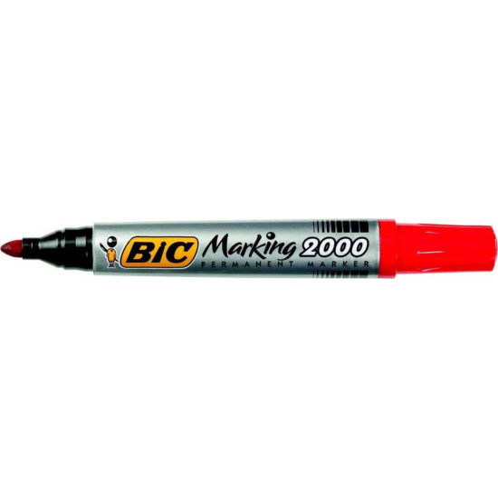 Bic Marking 2000 Ανεξίτηλος Μαρκαδόρος Κόκκινος
