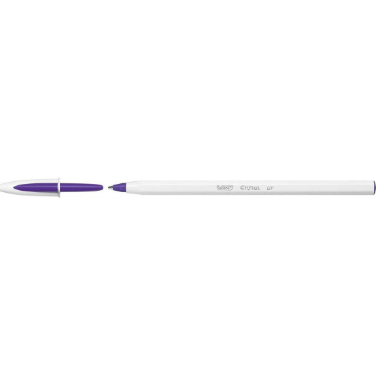 Bic Στυλό Ballpoint με Μπλε Mελάνι Cristal Up Purple