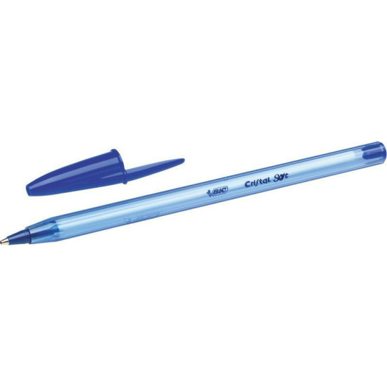 Bic Στυλό Ballpoint 1.2mm με Μπλε Mελάνι Cristal Soft