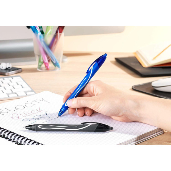 Bic Στυλό 0.7mm με Μπλε Mελάνι Gelocity Quick Dry