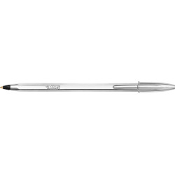 Bic Στυλό Ballpoint 1.0mm με Μαύρο Mελάνι Cristal Original Shine