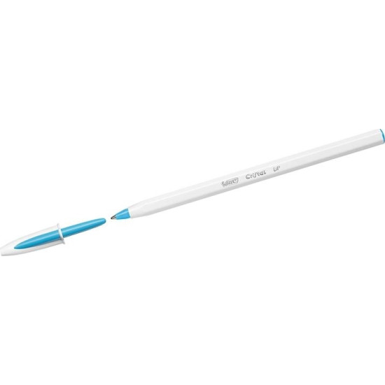 Bic Στυλό Ballpoint 1.2mm με Γαλάζιο Mελάνι Cristal Up Light Blue