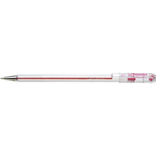 Pentel Στυλό Ballpoint 0.7mm με Ροζ Mελάνι Superb Fine Point
