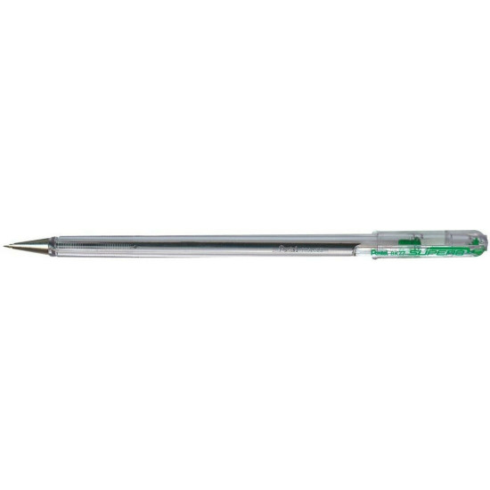 Pentel Στυλό Ballpoint 0.7mm με Πράσινο Mελάνι Superb Fine Point