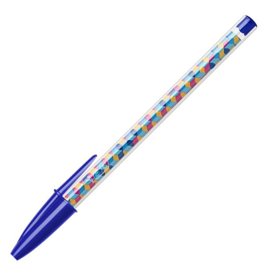 Bic Στυλό Ballpoint 1.0mm με Μπλε Μελάνι Cristal Collection Medium