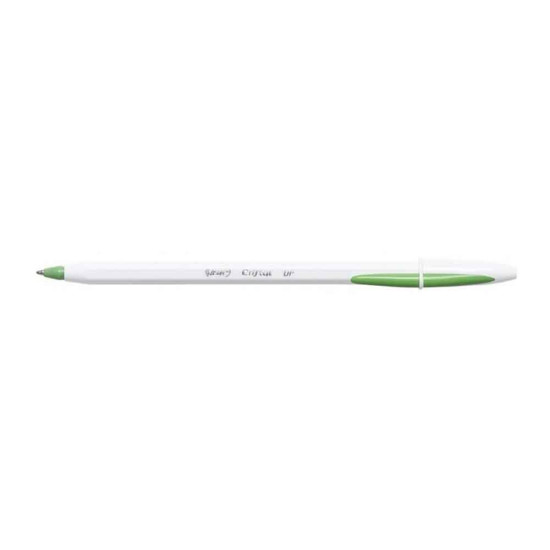 Bic Στυλό Ballpoint 1.2mm με Λαχανί Mελάνι Cristal Up Light Green