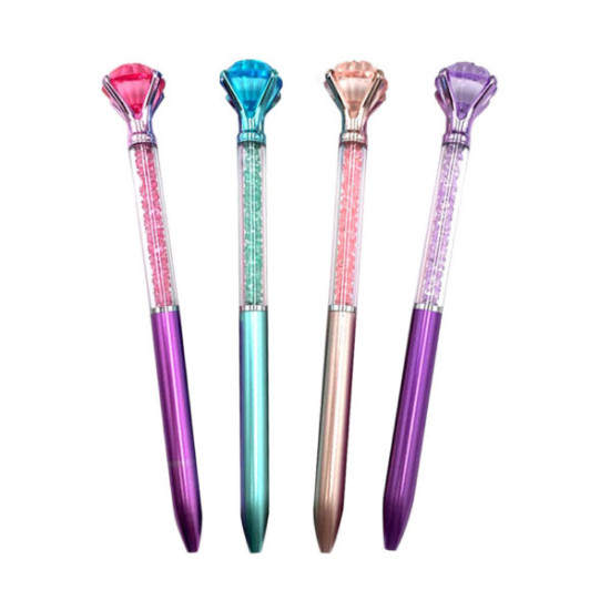 Στυλό με Glitter και διαμάντια