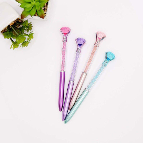 Στυλό με Glitter και διαμάντια