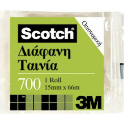 Scotch Σελοτέιπ διάφανο 15mm x 33m Scotch Σελοτέιπ διάφανο 15mm x 33m