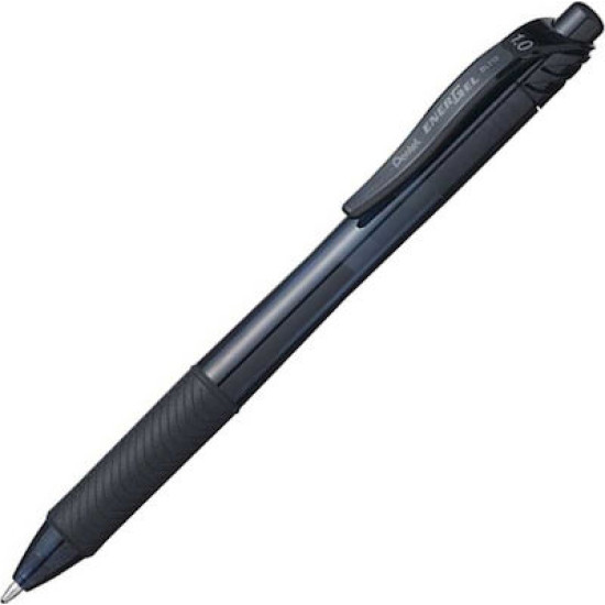 Pentel Στυλό 1.0mm με Μαύρο Mελάνι Energel
