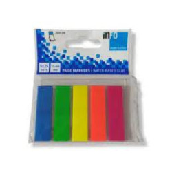 Global Notes Σελιδοδείκτες Σετ 5 Χρωμάτων 125τμχ