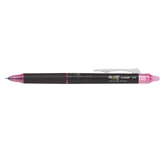 PILOT ΣΤΥΛΟ FRIXION POINT CLICKER 0.5 BLRT-FRP5-P ΡΟΖ