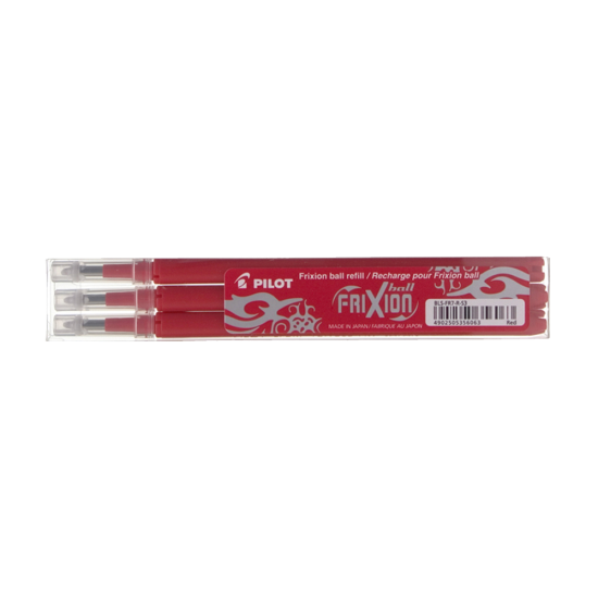 PILOT ΑΝΤ/ΚΟ FRIXION BALL 0.7 ΚΟΚΚΙΝΟ 3Τ.