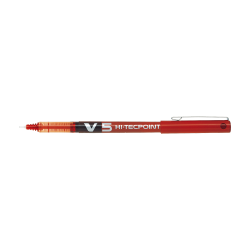 Pilot Hi-Tecpoint Στυλό Rollerball 0.5mm με Κόκκινο Μελάνι