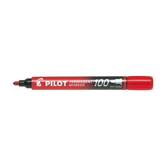 PILOT ΜΑΡΚ. ΑΝΕΞ. FINE SCA-100 ΚΟΚΚΙΝΟ