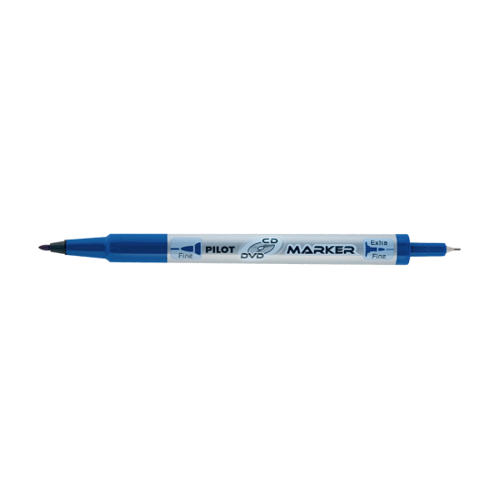 Pilot Twin Marker Pen Μαρκαδόρος για CD/DVD Μπλε